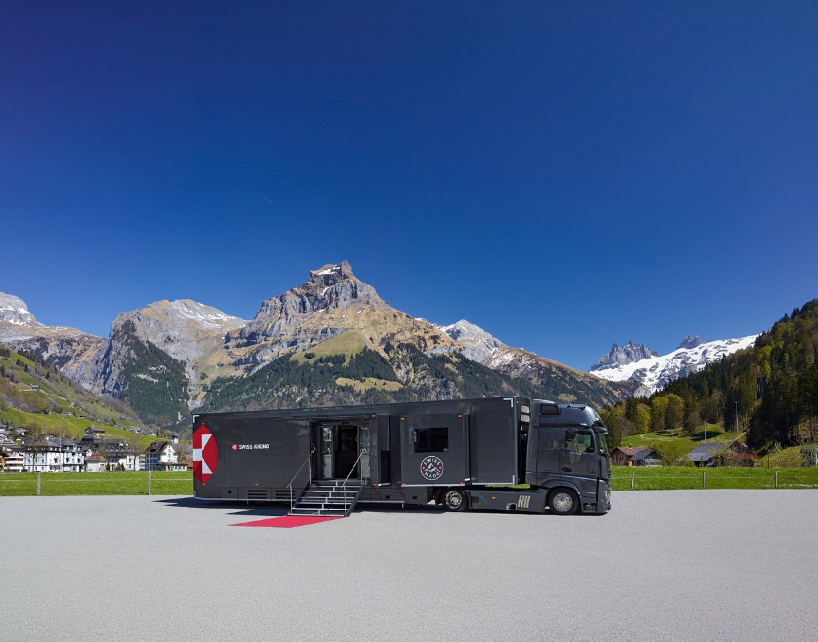 Una Showcar in esposizione a Giubiasco